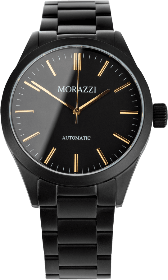 Morazzi Nero fekete automata karóra